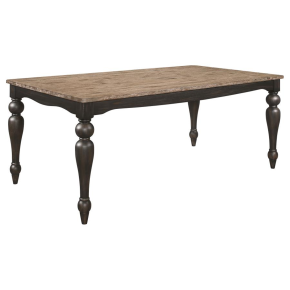 Coaster Fine Furniture 108221 Bridget - Rectangular Dining Table - Brown Brushed
