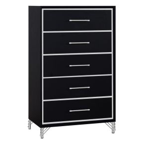 New Classic B1891-070 Ava - 5 Drawer Chest - Ebony
