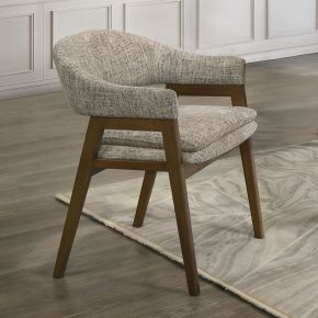 New Classic D2749-25 Miller - Arm Chair (Set of 2) - Walnut