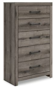 Signature Design by Ashley® PCB2405-46 Graystorm - Five Drawer Chest - Brown Gray