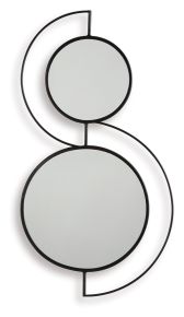 Signature Design by Ashley® A8010402 Shayham - Accent Mirror - Black