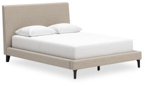 Ashley Furniture B1199-81 Ashley Furniture B1199-81 Cielden - Queen Upholstered Bed with Roll Slats - Soft Gray