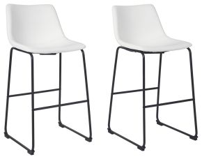 Signature Design by Ashley® D372-730 Centiar - Tall UPH Barstool (Set of 2) - White
