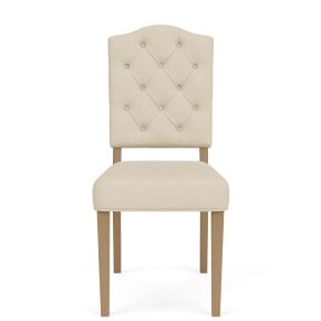 Riverside Furniture 92630 Mix-N-Match Chairs - Button Tufted Upholstered Chair (Set of 2) - Beige
