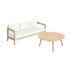 New Classic 60-G5511-S2S New Classic 60-G5511-S2S Wesley - 2 Piece Outdoor (Sofa & Coffee Table) - White