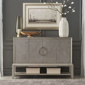Liberty Furniture 849-SR6645 Montage - 4 Door Server - Gray