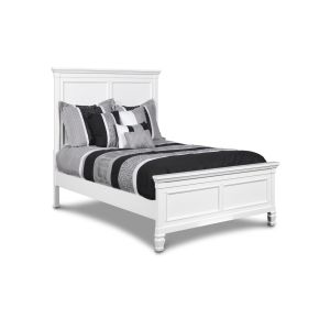 New Classic BB044W-515 Tamarack - 3/3 Twin Headboard, Footboard & Slats - White