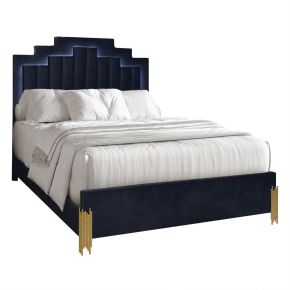 New Classic B2034-115 Empire - 6/6 King Headboard, Footboard & Slats - Black