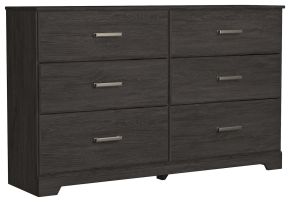Signature Design by Ashley® B2589-31 Belachime - Charcoal - Six Drawer Dresser
