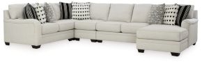 Signature Design by Ashley® 39702S6 Huntsworth - Dove Gray - 5-Piece Sectional With Raf Corner Chaise