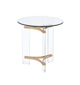 ACME LV01084 Sosi - End Table - Gold Finish