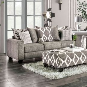 Furniture of America SM5156-SF Basie - Sofa - Gray