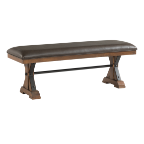 Intercon TS-CH-1754CB-CYB-RTA Taos - Dining Bench - Canyon Brown