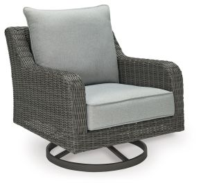 Ashley Furniture P518-821 Elite Park - Swivel Lounge w/ Cushion - Gray