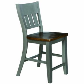 Tennessee Enterprises CN025GCN Casanova Slat Back 24" Barstool