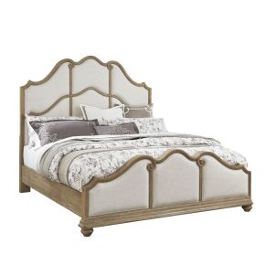 Pulaski Furniture P293-BR-K1 Weston Hills - Queen Upholstered Bed - Natural