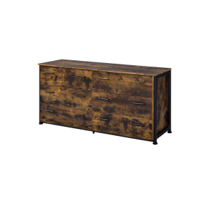 ACME 24265 Juvanth - Dresser - Rustic Oak & Black Finish