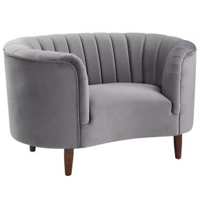 ACME LV00168 ACME LV00168 Millephri - Chair - Gray Velvet
