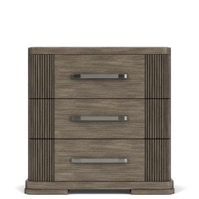 Riverside Furniture 87169 Sariel - 3 Drawer Nightstand - Dark Brown