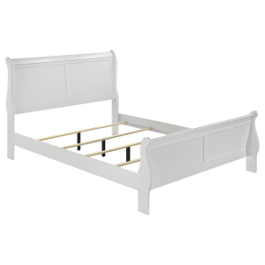 Coaster Fine Furniture 202441F Louis Philippe - Full Sleigh Panel Bed - White