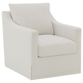 Coaster Fine Furniture 904133 Winter - Upholstered Sloped Arm Accent Swivel Chair - Beige