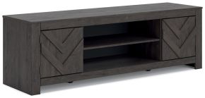 Signature Design by Ashley® W3789-68 Cayboni - LG TV Stand With Fireplace Option - Black