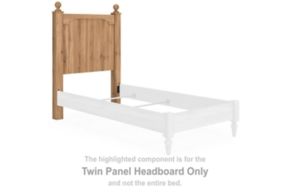 Signature Design by Ashley® PCB1075-53 Aleaport - Twin Panel Headboard - Warm Brown