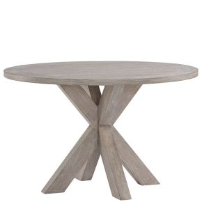 Riverside Furniture 79252 Bennett - Round Dining Table - Frosted Gray