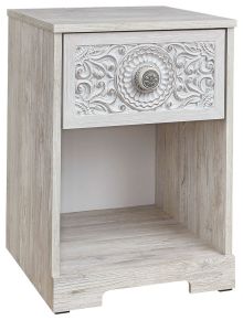Ashley Furniture EB1811-191 Paxberry - One Drawer Night Stand - Whitewash