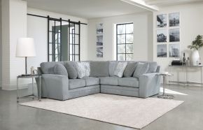 Jackson 2477/62/42-28 Glacier - 2 Piece Sectional With 9 Included Accent Pillows - Shark