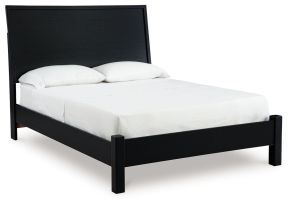 Signature Design by Ashley® B1013B5 Danziar - Black - Queen Panel Bed With Low Footboard