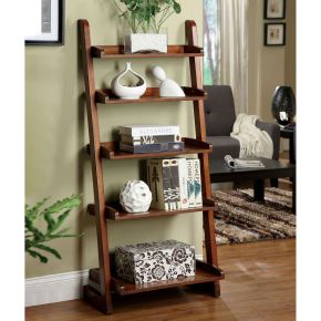 Furniture of America CM-AC293 Lugo - Ladder Shelf - Antique Oak