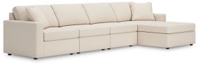 Signature Design by Ashley® 92103S27 Modmax - 4-Piece Sectional With Raf Corner Chaise - Oyster