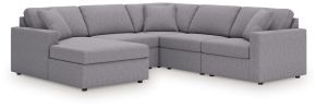 Ashley Furniture 92104S67 Ashley Furniture 92104S67 Modmax - 5-Piece Sectional With Laf Corner Chaise, With Raf Corner Chair - Granite