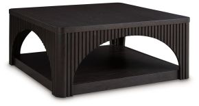 Signature Design by Ashley® T760-8 Yellink - Black - Square Cocktail Table