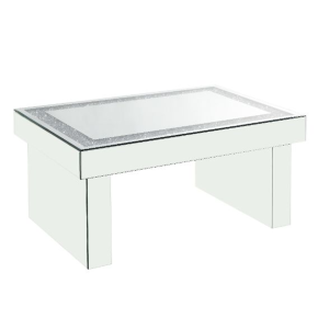 ACME 84700 Noralie - Coffee Table - Pearl Silver - 18"