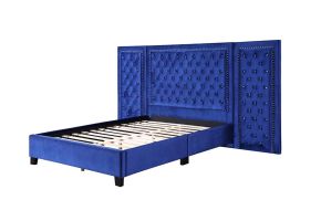 ACME BD00973Q ACME BD00973Q Damazy - Queen Bed - Blue Velvet
