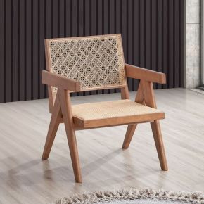 ACME AC02375 Velentina - Accent Chair - Rattan & Natural