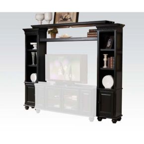 ACME 91100_KIT Ferla - Wood Entertainment Center - Black