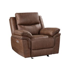New Classic U5985-13P1-BRN Ryland - Glider Recliner With Power Footrest - Brown