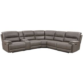 ACME LV04270 Kantu - Motion Sectional Sofa - Brown Synthetic Leather