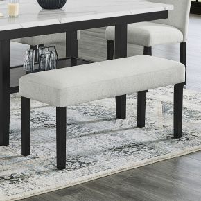 New Classic D400-25-STN Celeste - Dining Bench - Stone