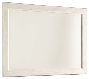 Signature Design by Ashley® B267-36 Willowton - Bedroom Mirror - Whitewash