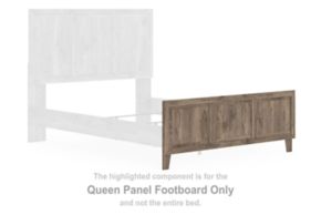 Signature Design by Ashley® PCB2260-54 Rusticott - Queen Panel Footboard - Brown