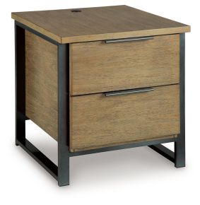 Ashley Furniture T602-3 Montia - Rectangular End Table - Light Brown