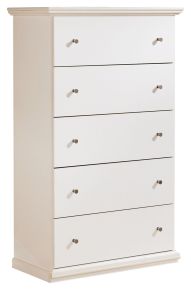 Signature Design by Ashley® B139-46 Bostwick Shoals - Five Drawer Chest - White