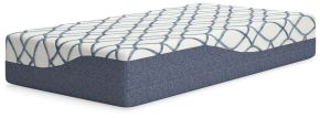 Sierra Sleep® by Ashley M42611 12 Inch Chime Elite 2.0 - Twin Mattress - White / Blue