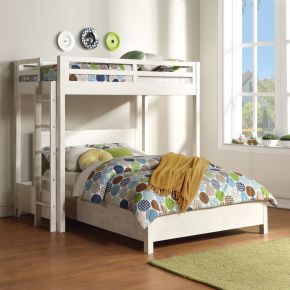 ACME BD00616 Celerina - Twin Loft Bed - Weathered White
