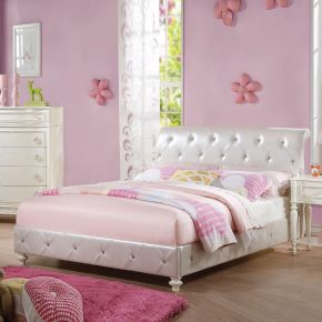 ACME BD02264F Dorothy - Full Bed - Pearl White Ivory