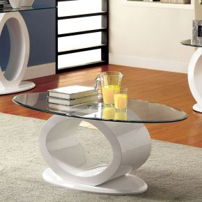 Furniture of America CM4825WH-C Lodia - Coffee Table - White